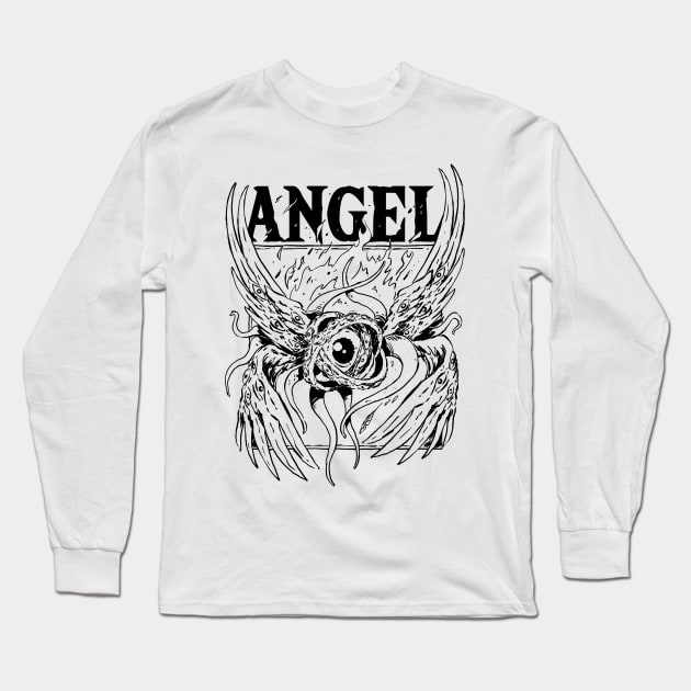 Biblically accurate angel how angels look like in the bible Long Sleeve T-Shirt by A Comic Wizard